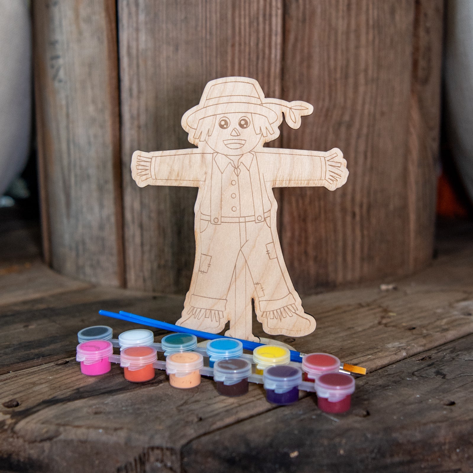 Fall Scarecrow - Kids Painting Kit - Blessings Grow Meadows -