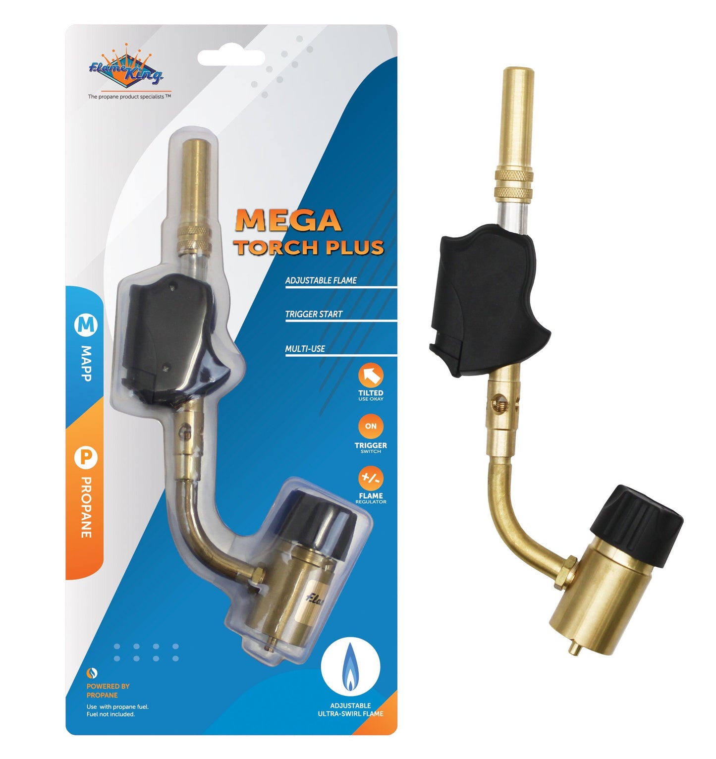 Flame King High Intensity Propane Torch Head Piezo Igniter Switch - Blessings Grow Meadows -