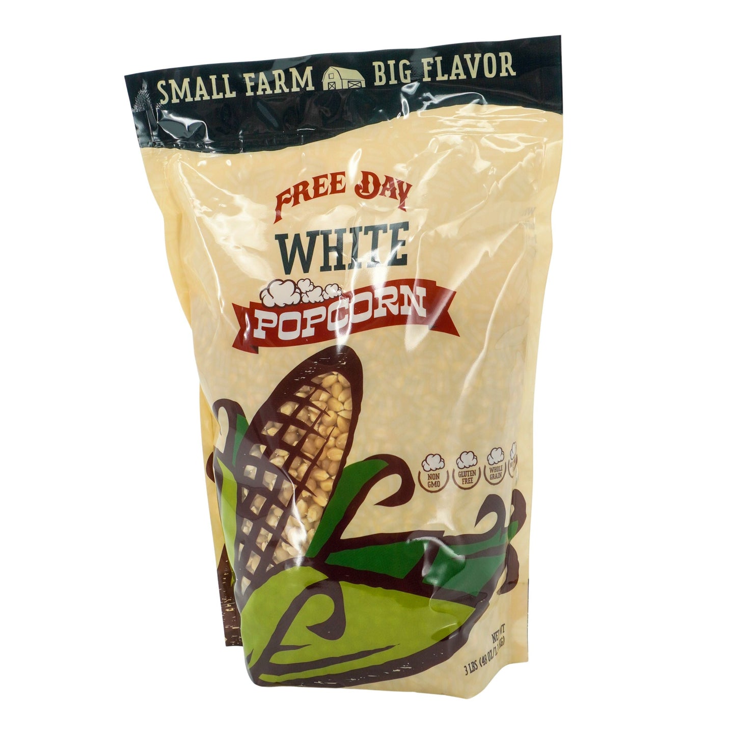 White Butterfly Un-Popped Popcorn | 3 lb | Non-GMO | Free Day Popcorn - BuyNebraska.com ~ Blessings Grow Meadows