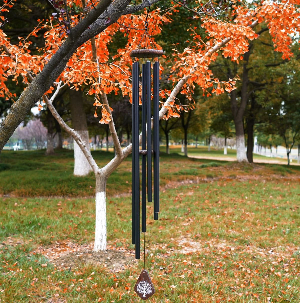 55" Serenity Large Deep Tone Memorial Wind Chime Church Bells, Thoughtful Gift For Special Occasions or Reflections - Blessings Grow Meadows