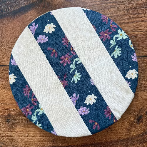 Medium bowl and banneton covers from Five Oaks Farm, rustic kitchen essentials for bread baking, shown in the image.
