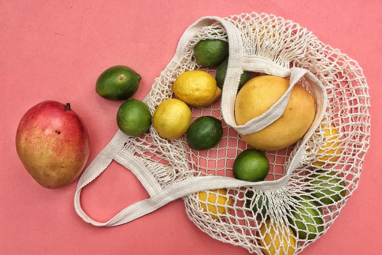 French Market Tote - Cotton String Bag - Blessings Grow Meadows