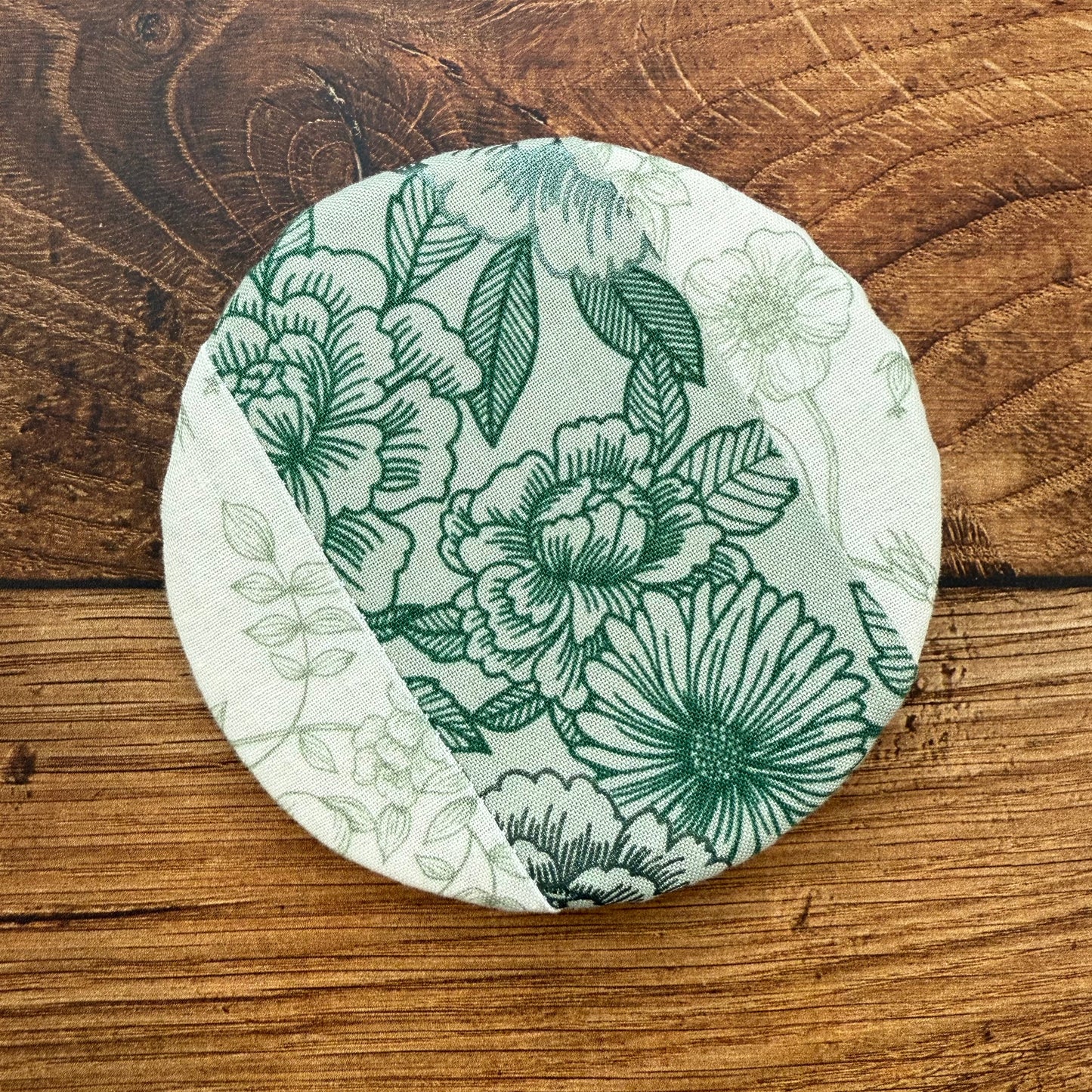 Five Oaks Farm jar covers with rustic design, suitable for preserving and decorating jars in a farm-style setting