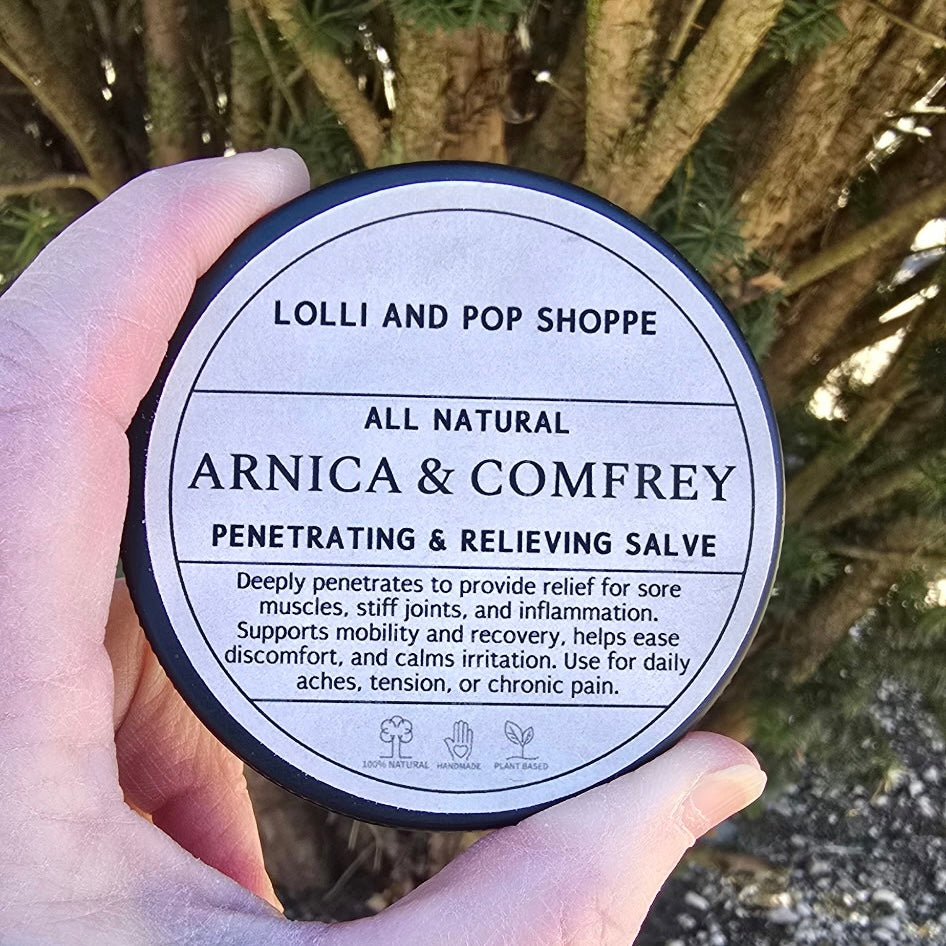 Arnica & Comfrey Salve - Blessings Grow Meadows