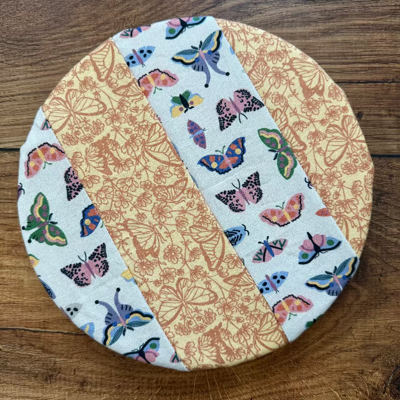 Small bowl and banneton covers from Five Oaks Farm, natural linen covers for bread proofing and baking.