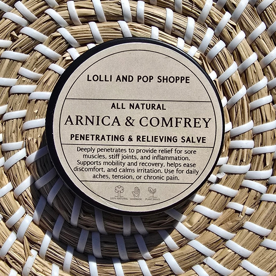 Arnica & Comfrey Salve - Blessings Grow Meadows
