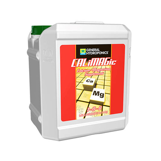 General Hydroponics CALiMAGic liquid fertilizer, calcium-magnesium supplement in a 2.5-gallon container, ideal for hydroponic gardening
