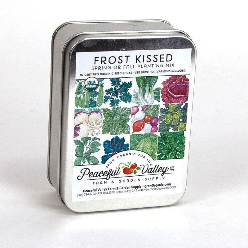 Gift Seed Tin - Frost Kissed Collection - Blessings Grow Meadows -