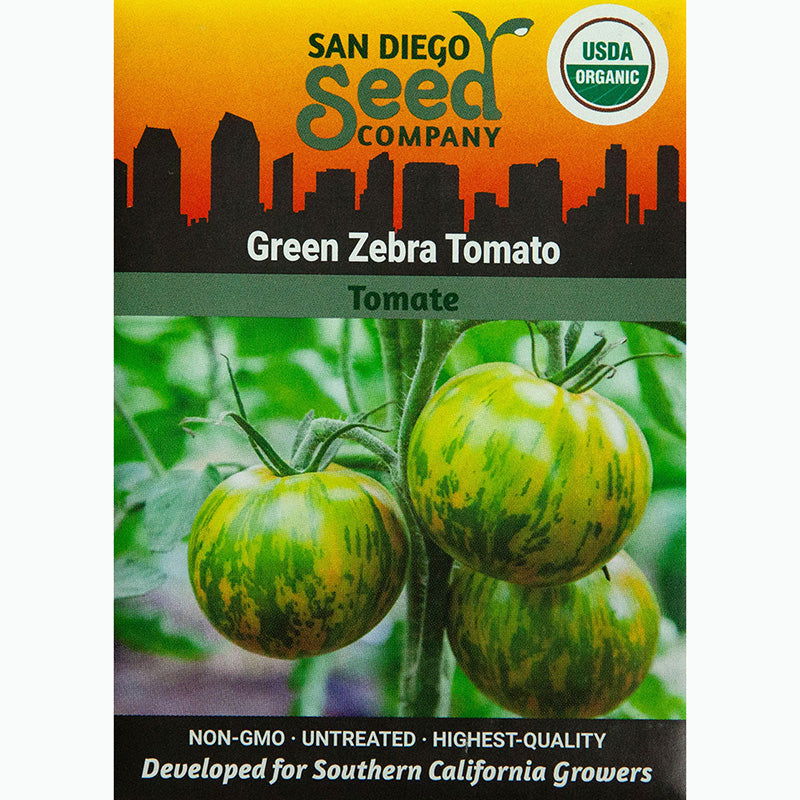 Green Zebra Tomato Seeds (Organic) - Blessings Grow Meadows