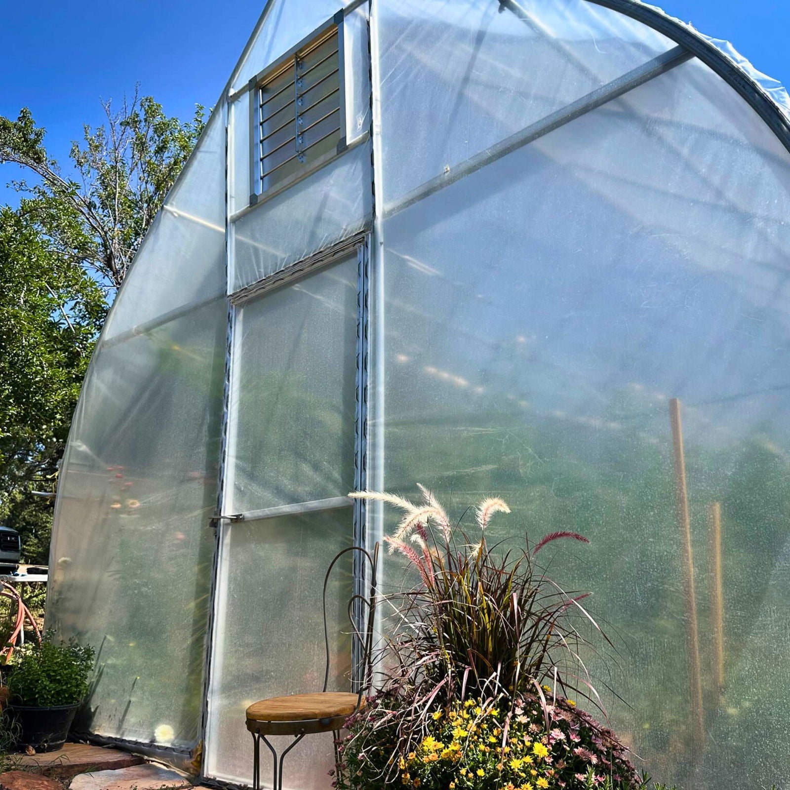 Greenhouse Aluminum Intake Shutter - Blessings Grow Meadows