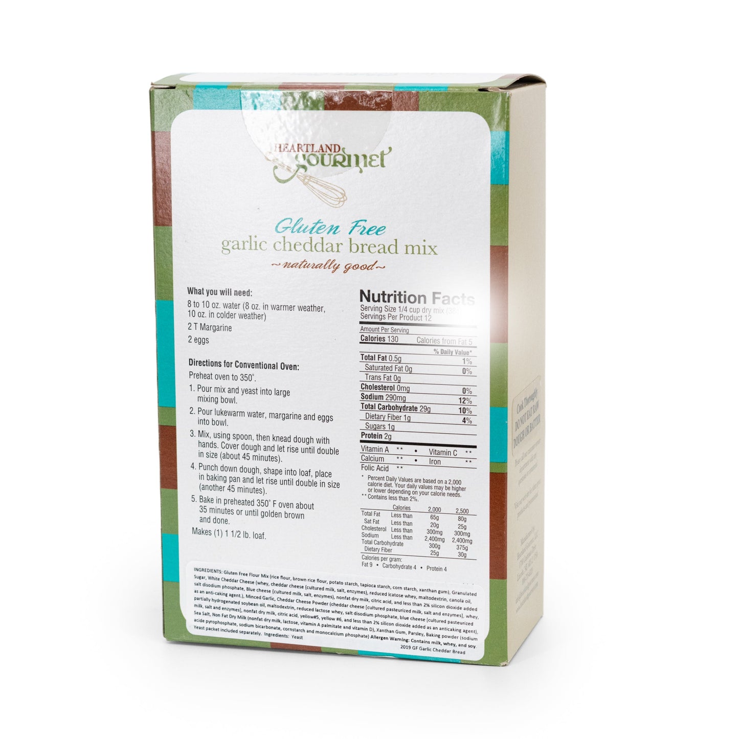 Gluten Free Garlic Cheddar Bread Mix | 16 oz | Heartland Gourmet | 2019 - BuyNebraska.com ~ Blessings Grow Meadows