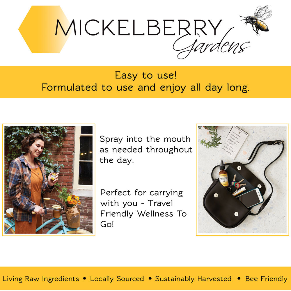 Honey Propolis Throat Spray - Mickelberry Gardens ~ Blessings Grow Meadows