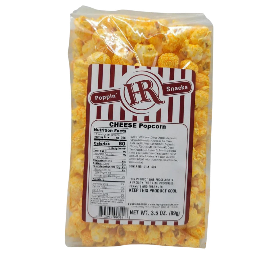 Cheese Popcorn | 3.5 oz | HR Poppin' Snacks - BuyNebraska.com ~ Blessings Grow Meadows