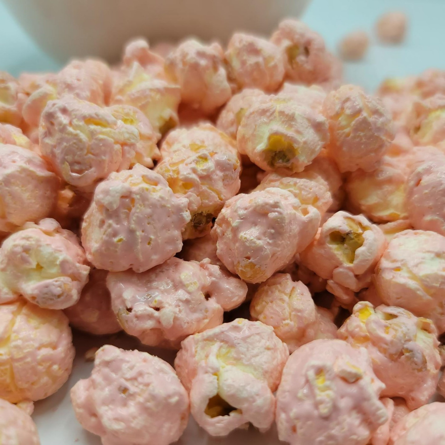 It's A Girl Pink Marshmallow Flavored Popcorn | 84 Servings | HR Poppin' Snacks - BuyNebraska.com ~ Blessings Grow Meadows