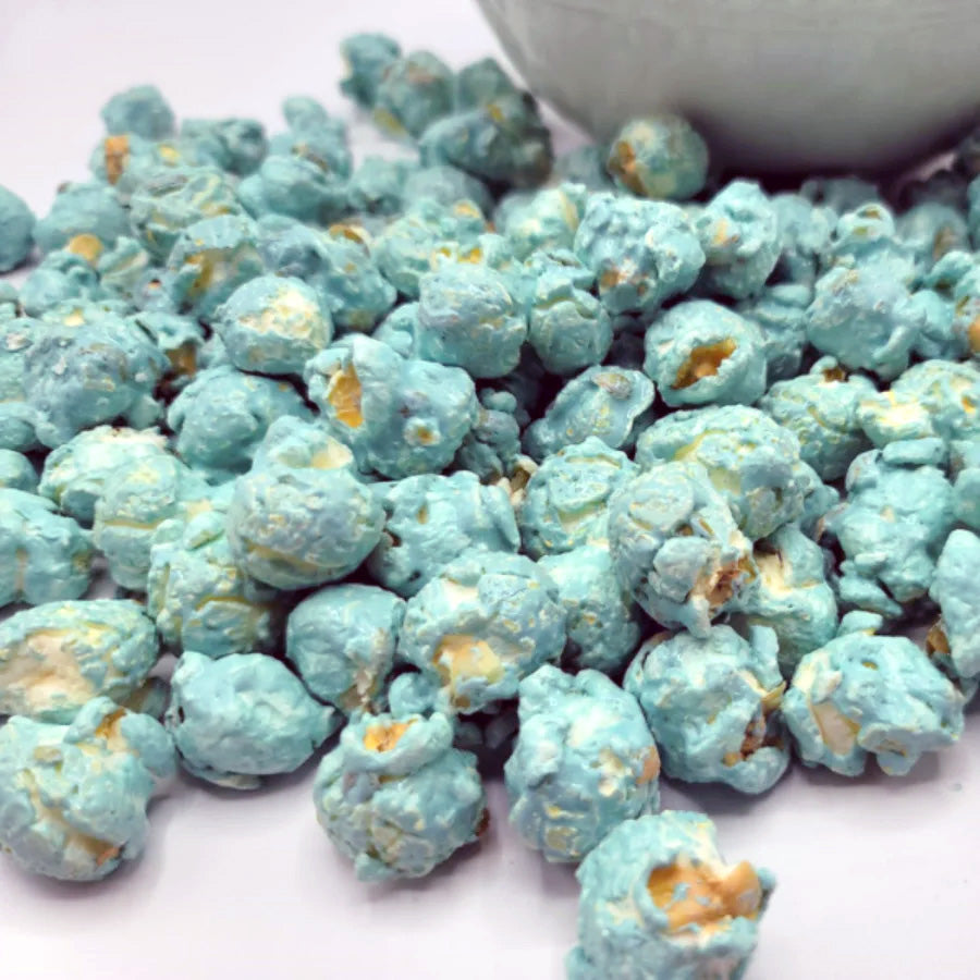 It's A Boy Blue Marshmallow Flavored Popcorn | 84 Servings | HR Poppin' Snacks - BuyNebraska.com ~ Blessings Grow Meadows