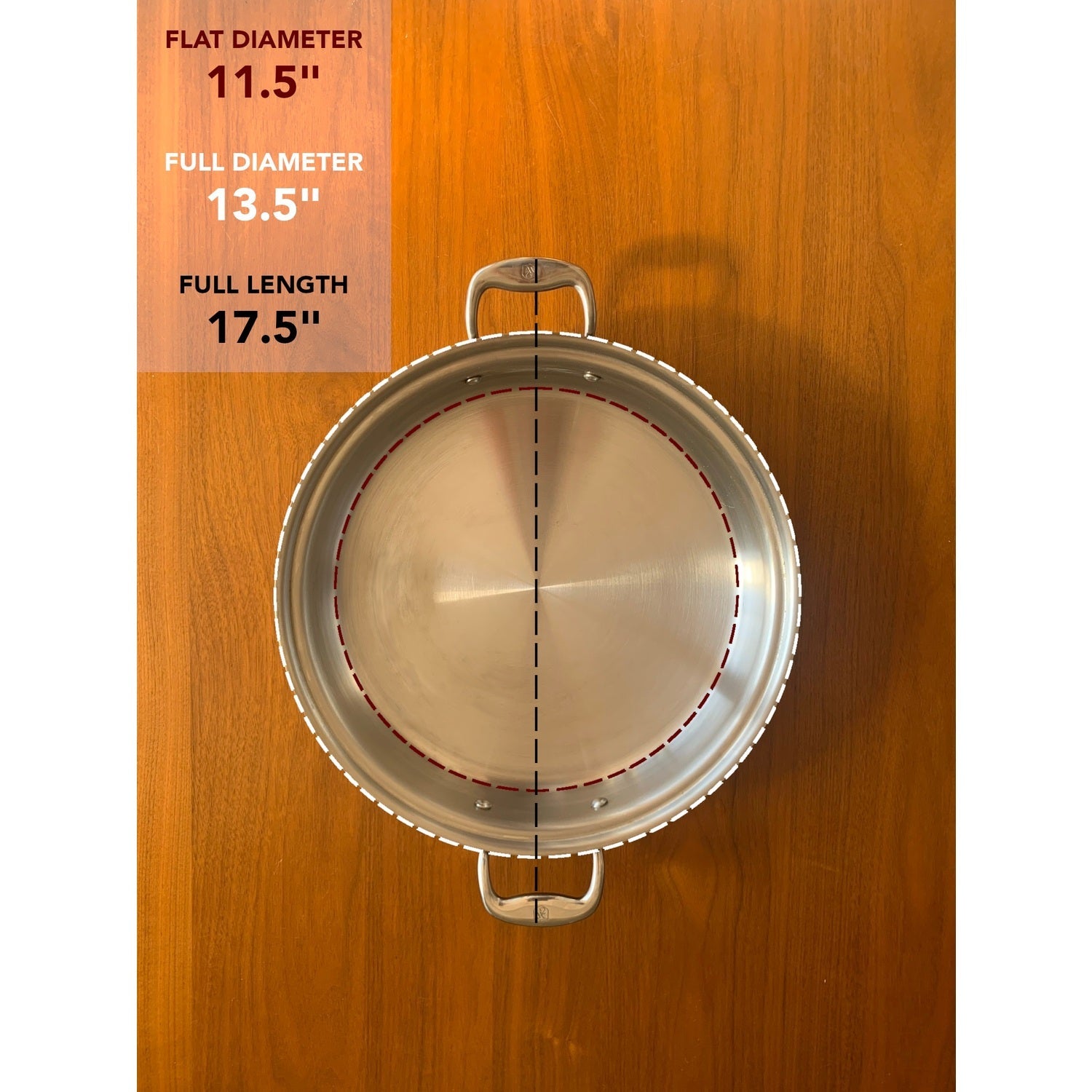 Heritage Steel Titanium Series 12 Quart stock pot with lid, stainless steel cookware for boiling and large batch cooking