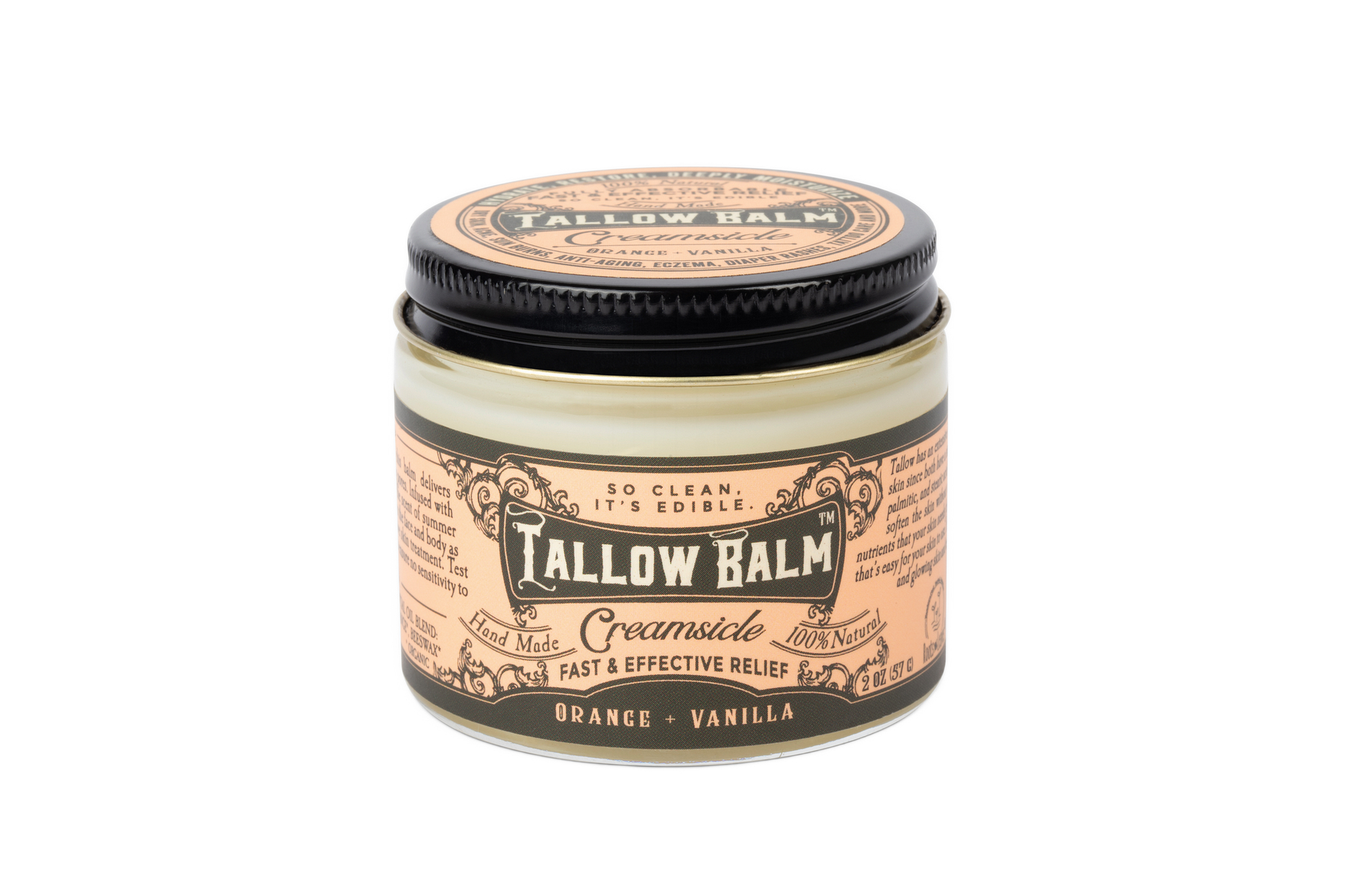 Tallow Balm- Creamsicle Scent - Blessings Grow Meadows