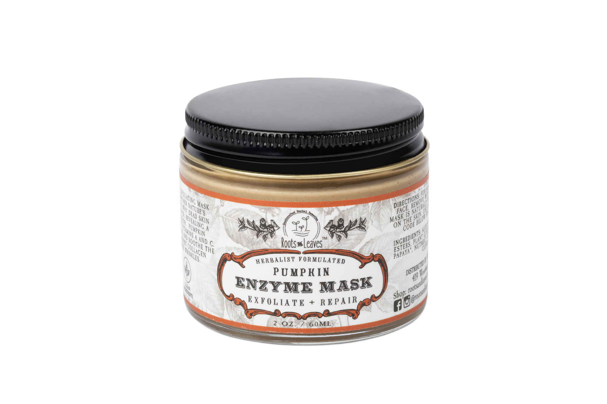 Pumpkin Enzyme Face Mask - Roots and Leaves LLC ~ Blessings Grow Meadows