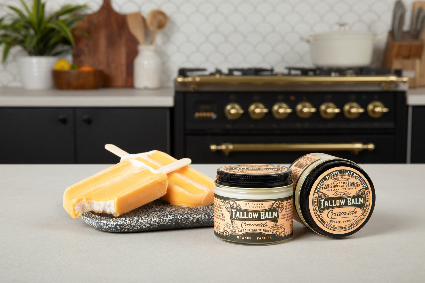 Tallow Balm- Creamsicle Scent - Blessings Grow Meadows