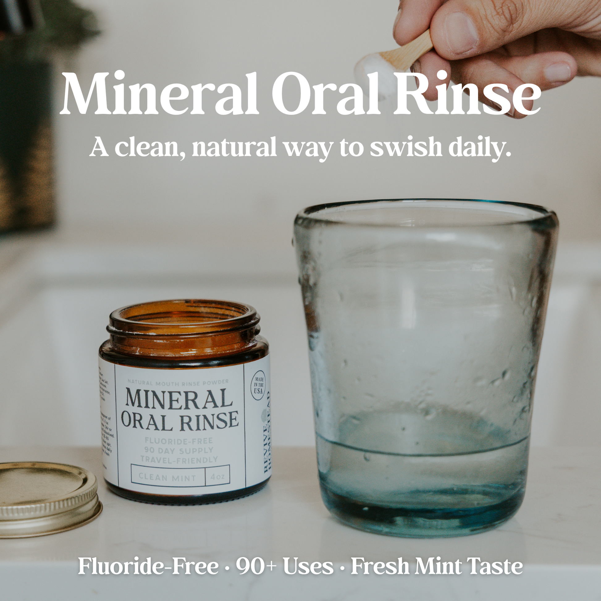 Natural Oral Rinse - Revive Homestead ~ Blessings Grow Meadows