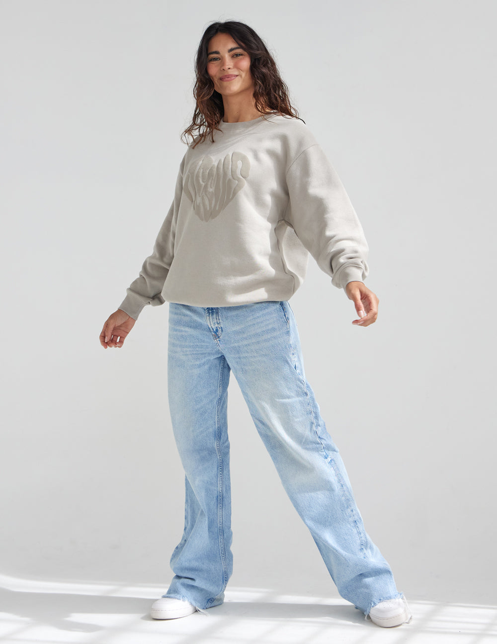 Heart Jesus Unisex Crewneck - Blessings Grow Meadows