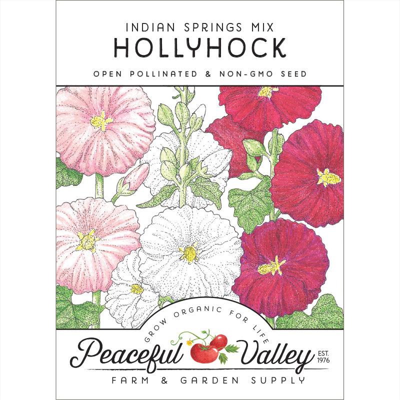 Hollyhock (pack) - Blessings Grow Meadows