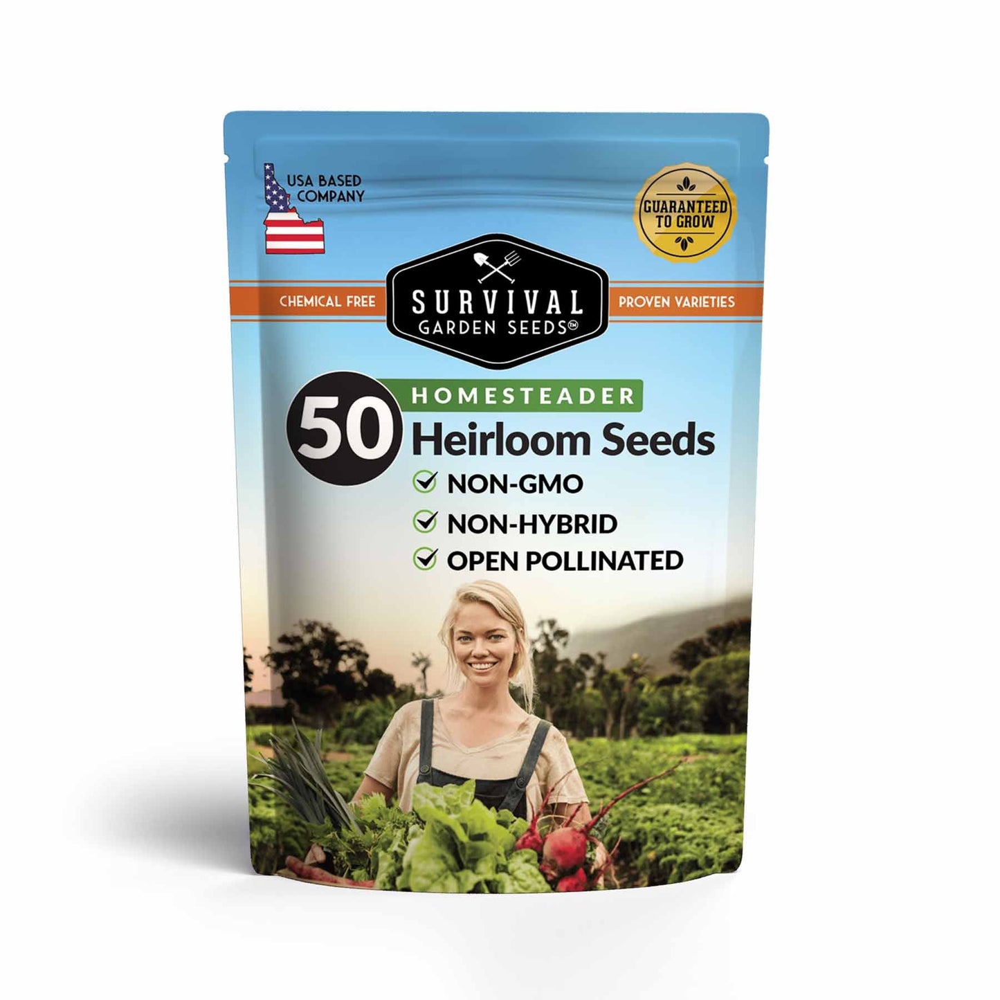 Homestead Garden Collection – 50 Essential Seeds for Self-Reliant Living - SurvivalGardenSeeds ~ Blessings Grow Meadows
