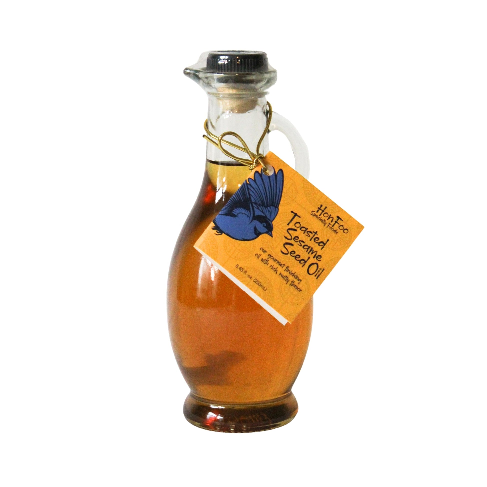 HonFoo Toasted Sesame Seed Oil, Cruet (250mL) - Blessings Grow Meadows
