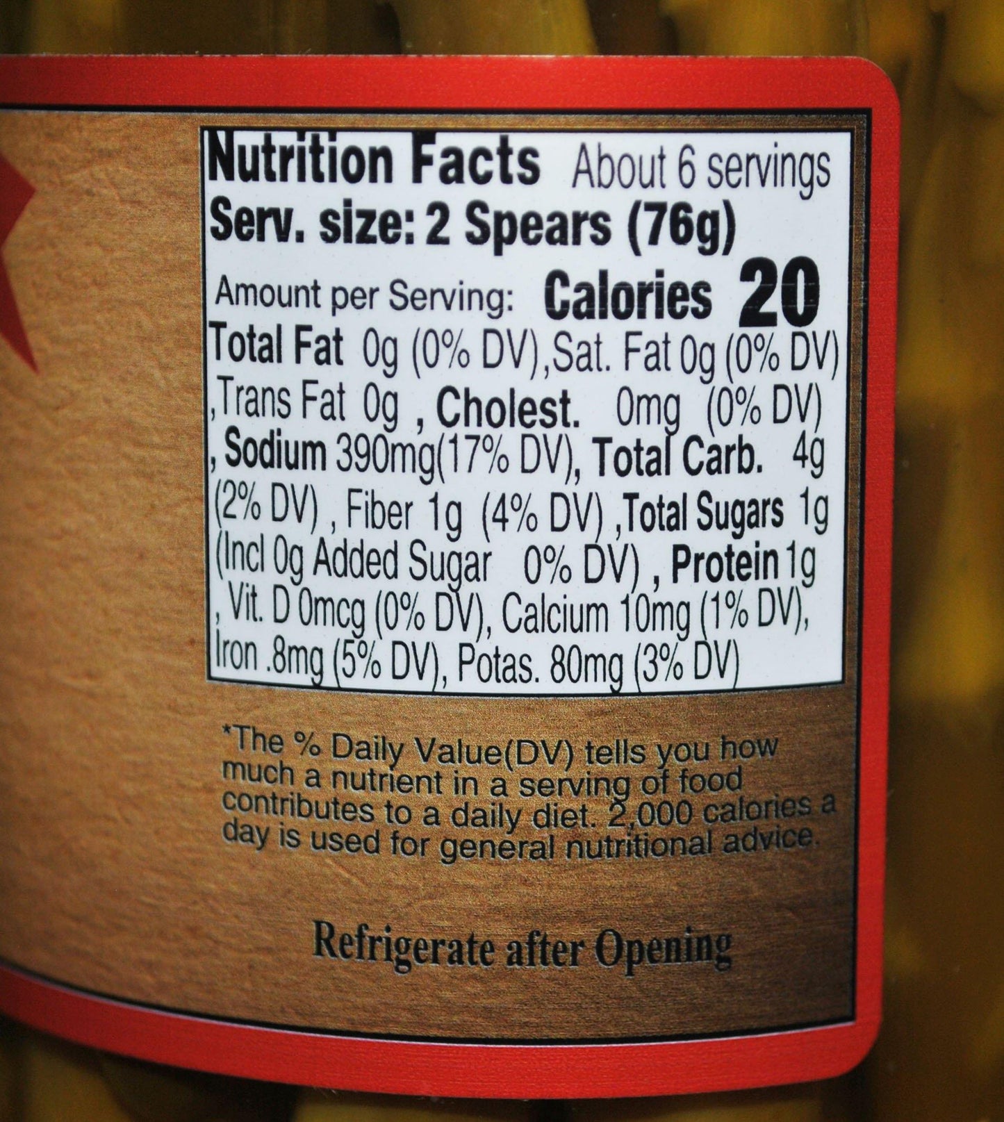 Hot Pickled Asparagus 16oz