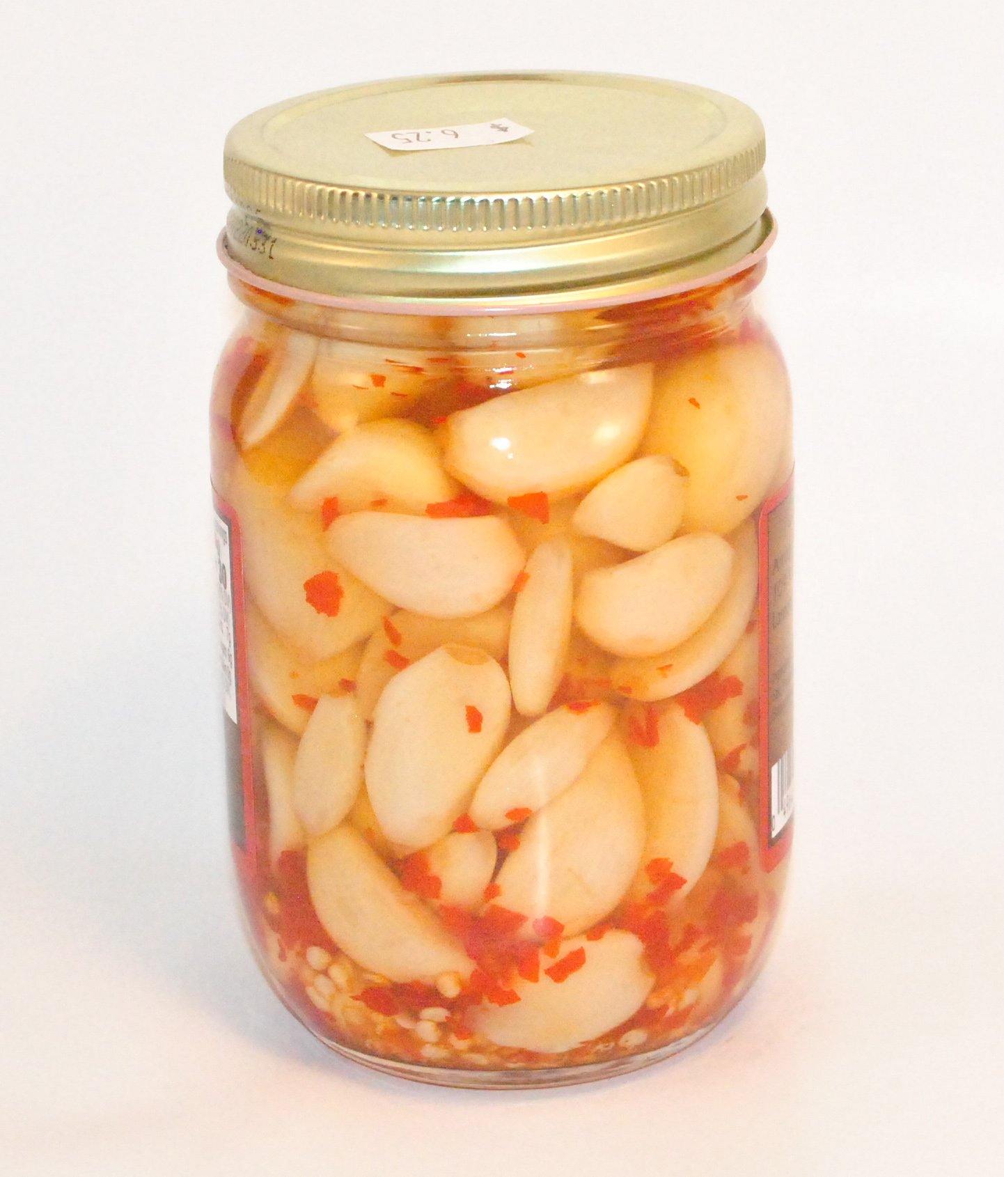 Hot Pickled Garlic 15oz