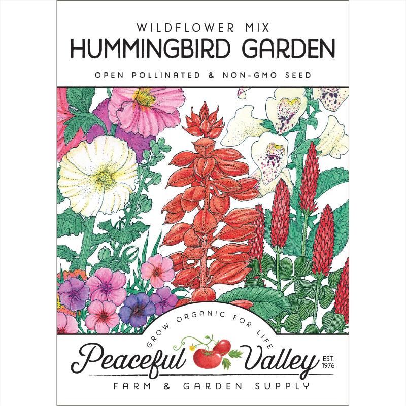 Hummingbird Garden Wildflower Mix (pack) - Blessings Grow Meadows