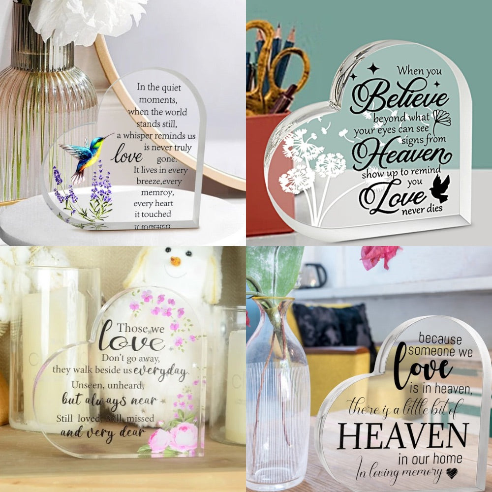 Gift Bundle - Serenity Memorial Wind Chimes - Memorial Heart Included 32” - Blessings Grow Meadows