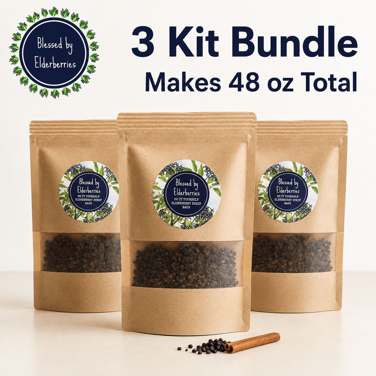 DIY Pint size Elderberry Syrup kit
