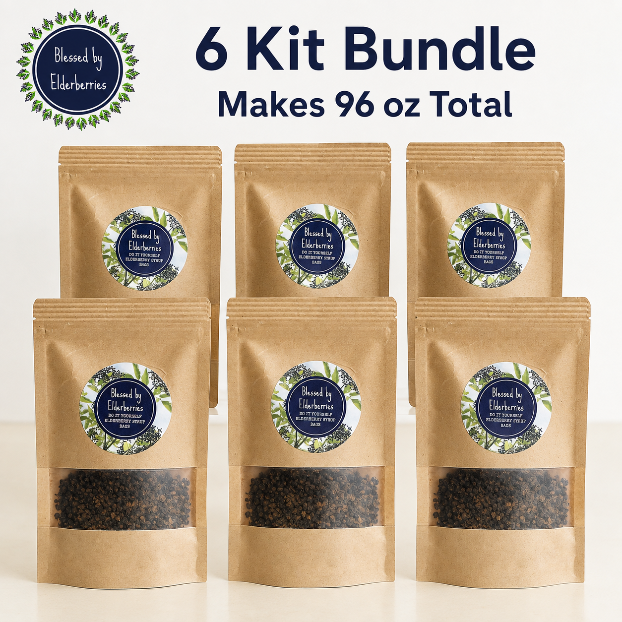 DIY Pint size Elderberry Syrup kit