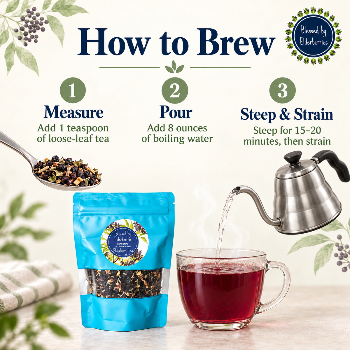 Seasonal Allergy Blend Elderberry Tea