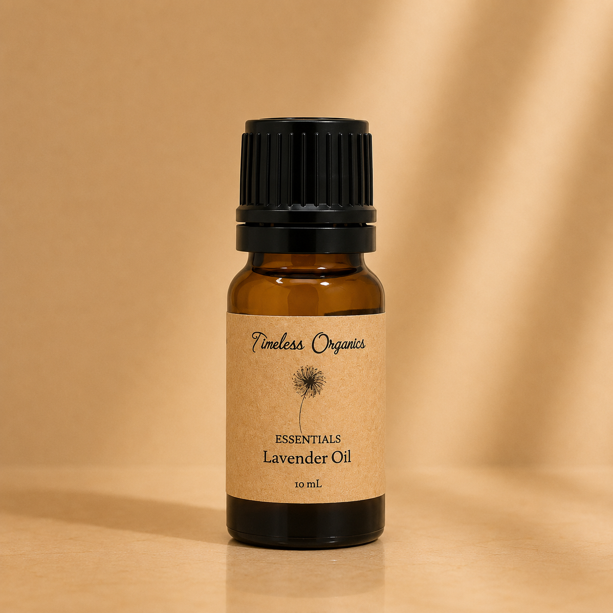 Fresh lavender sprigs from Timeless Organics Skin Care, showcasing vibrant purple flowers and green stems.