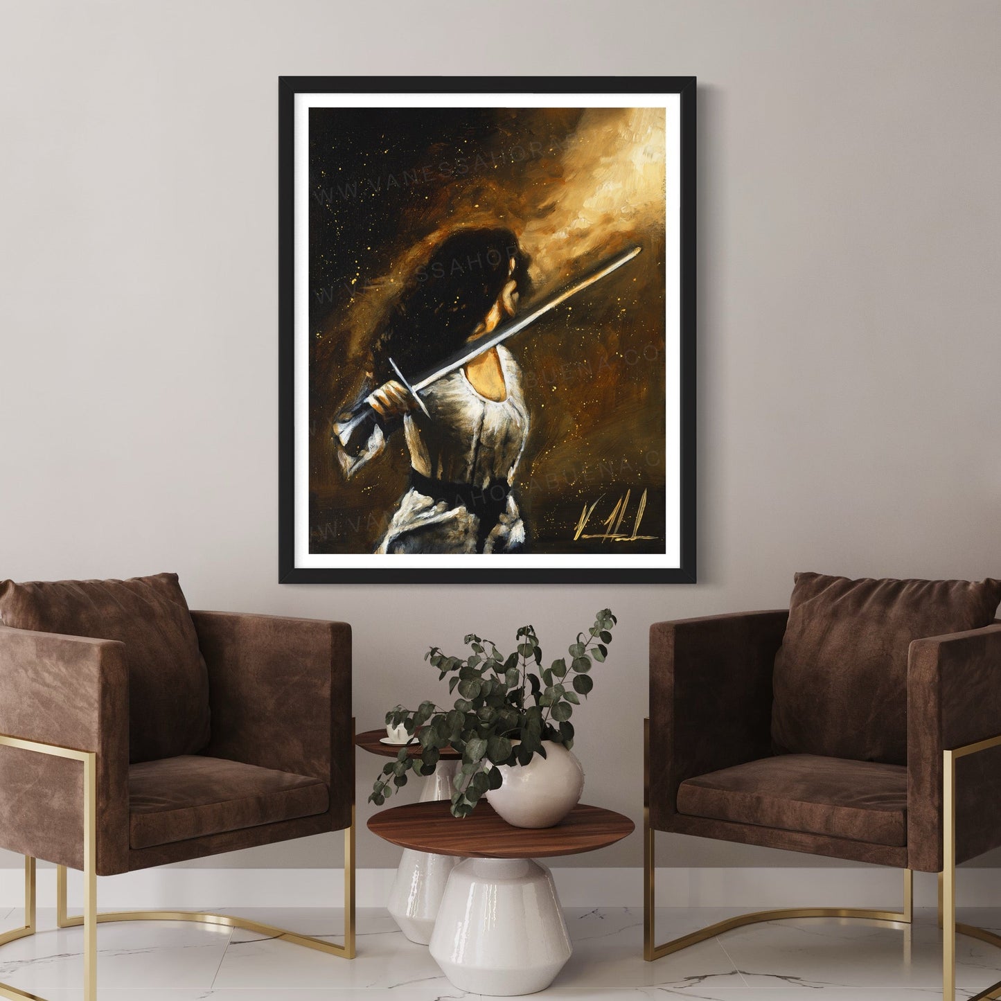 Women's art print titled "For Such a Time as This" by Vanessa Horabuena, featuring vibrant and inspiring artwork.