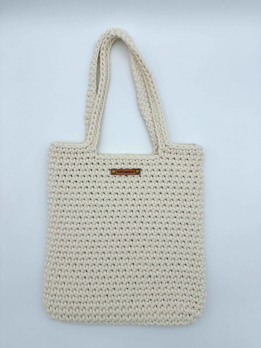 Large Handmade Crochet Tote - C2 Creations LLC ~ Blessings Grow Meadows
