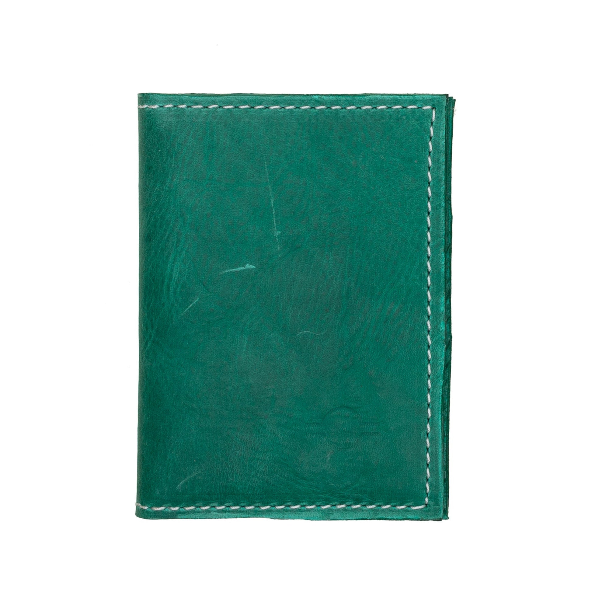 Custom passport wallet by Rebekah Scott Designs featuring a personalized design with multiple card slots and a sleek, compact style.