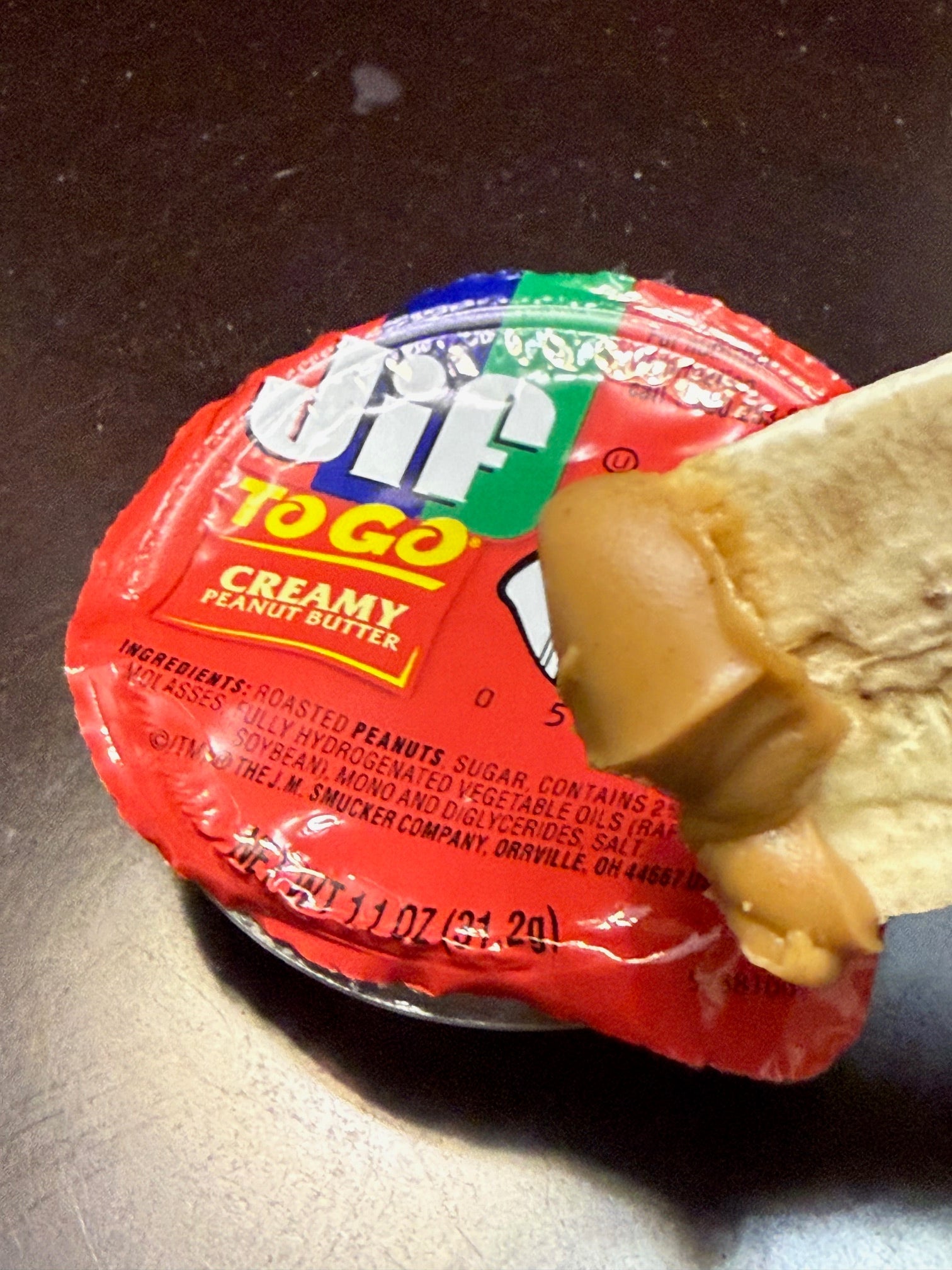 Freeze-dried banana peanut butter dippers by Double L Ranch, showing crunchy banana slices coated in peanut butter.