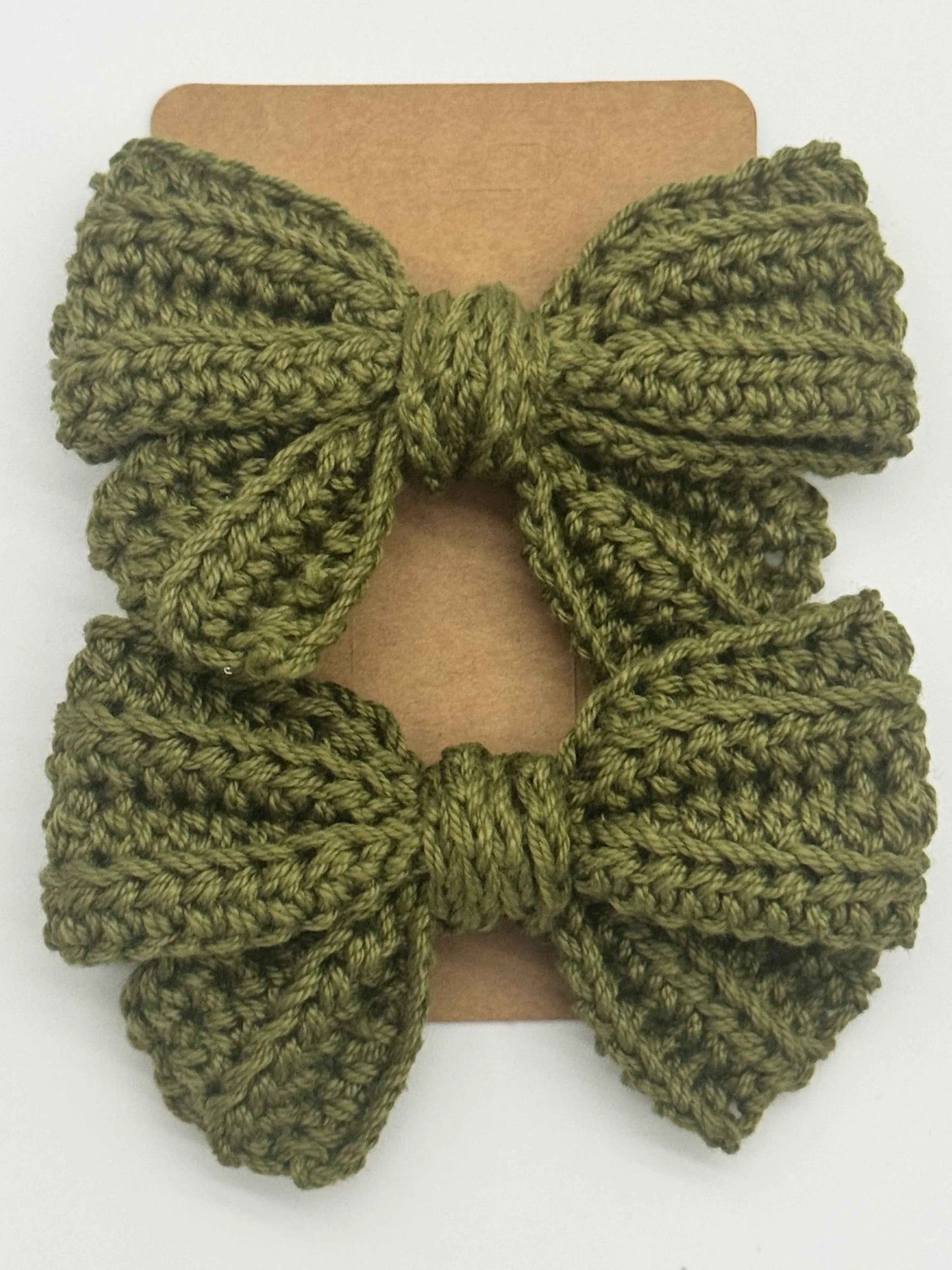 Handcrafted Crochet Bow | Unique Hair Accessories - C2 Creations LLC ~ Blessings Grow Meadows