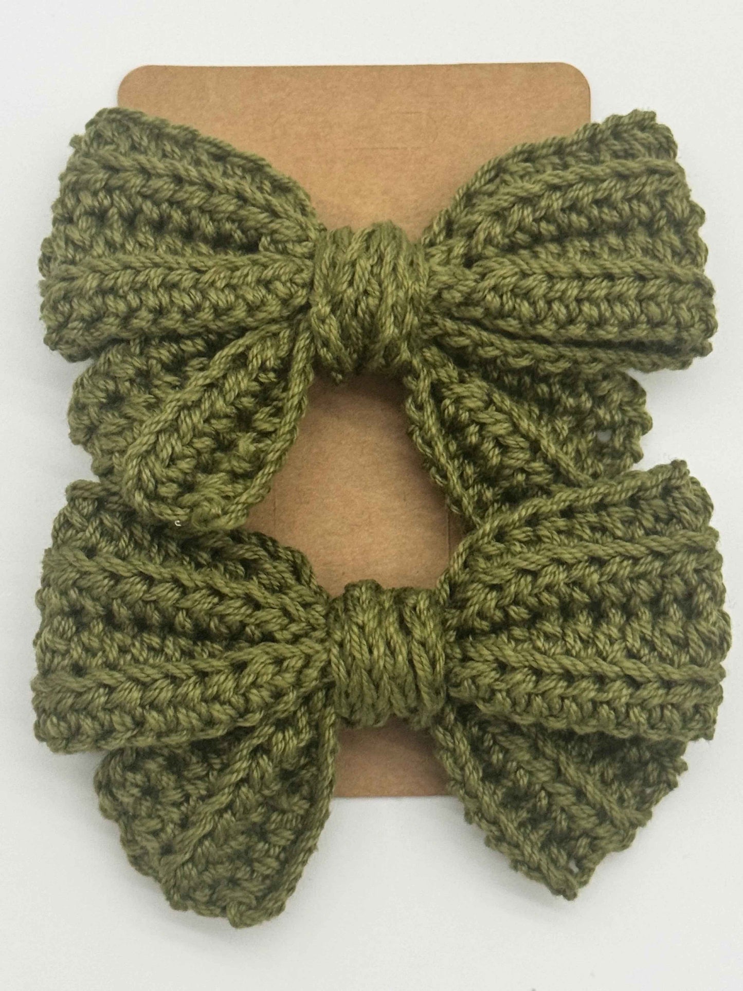 Handcrafted Crochet Bow | Unique Hair Accessories - C2 Creations LLC ~ Blessings Grow Meadows