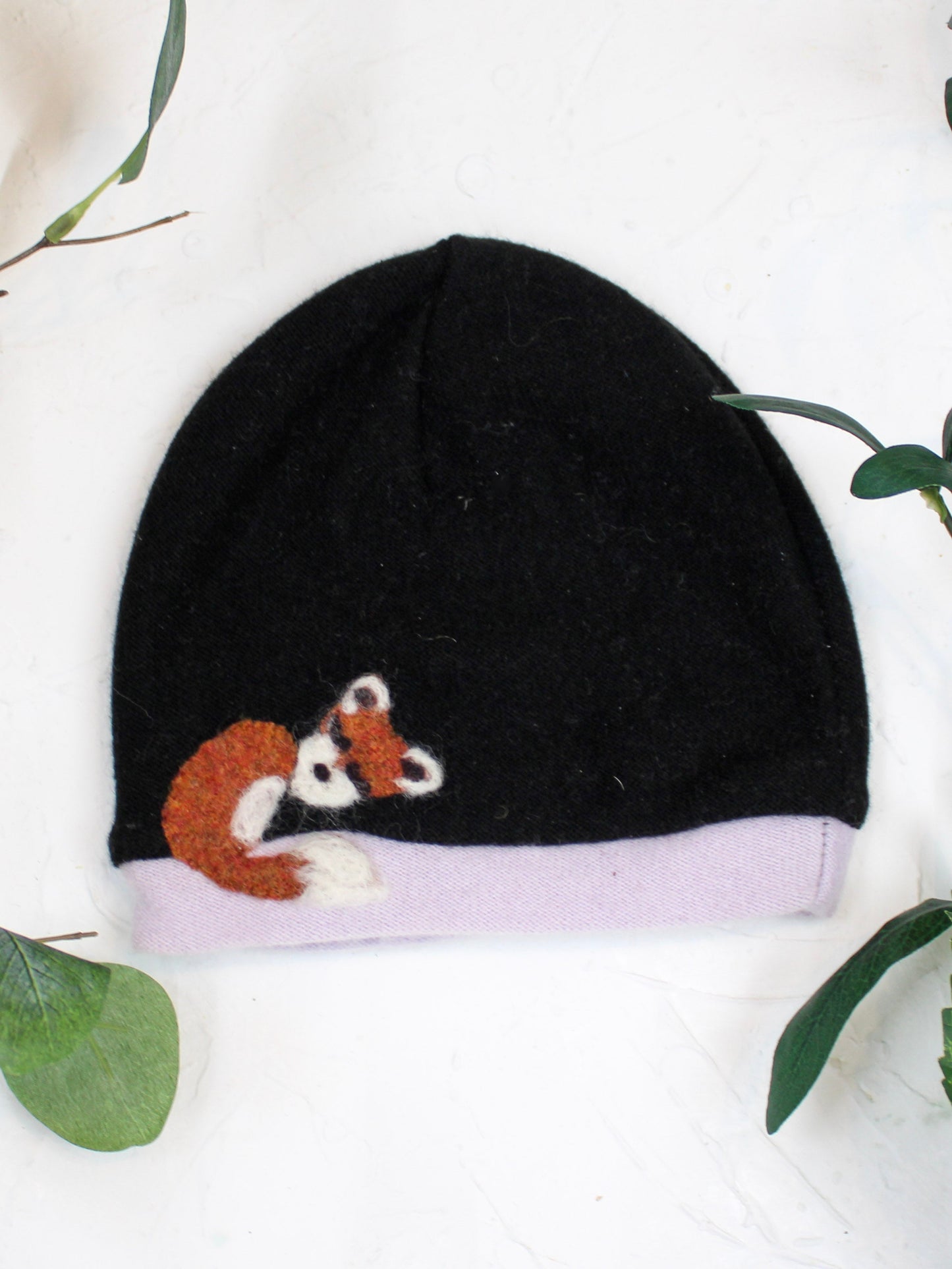 Sleeping Fox Cashmere Hat - Toddler - Ash & Rose ~ Blessings Grow Meadows