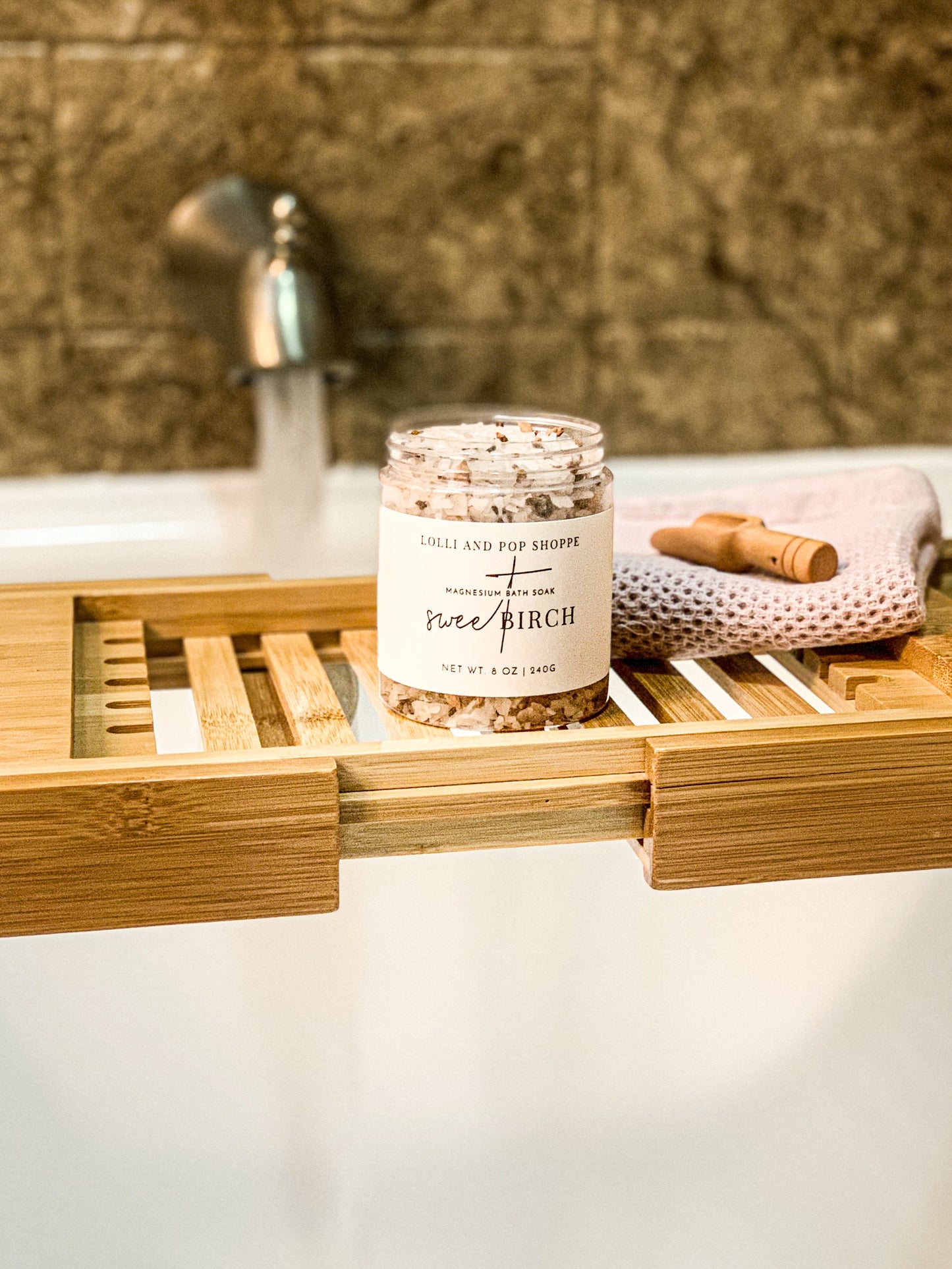 Sweet Birch & Magnesium Bath Soak - Blessings Grow Meadows