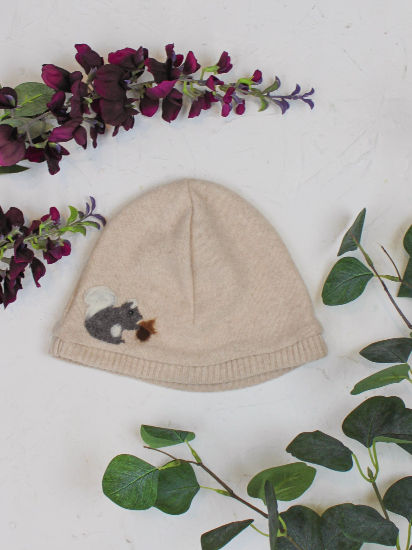 Squirrel Cashmere Hat - Child - Ash & Rose ~ Blessings Grow Meadows