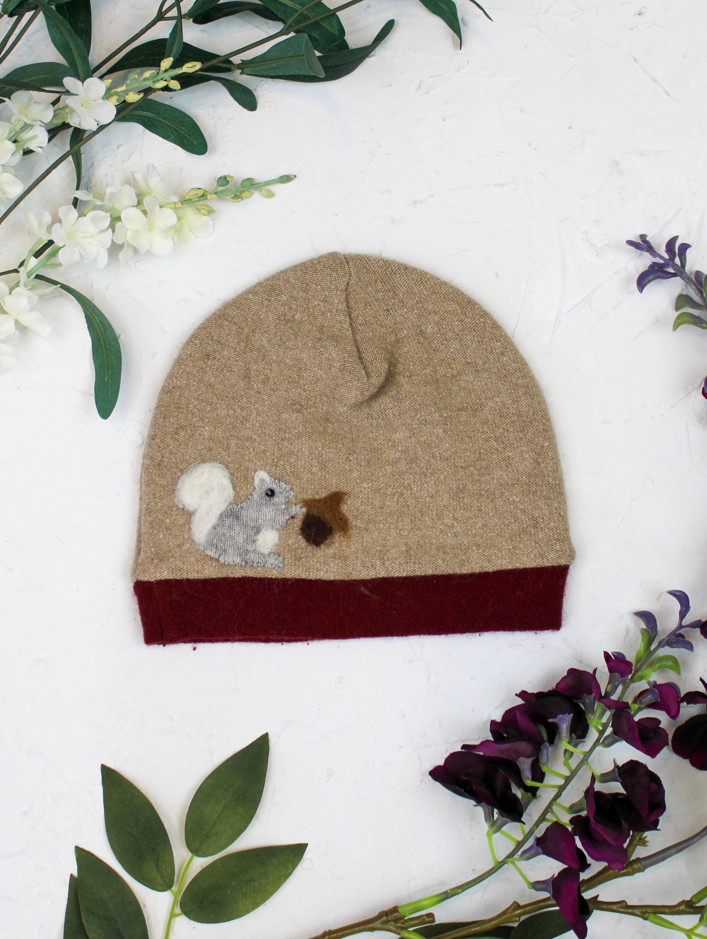 Squirrel Cashmere Hat - Child - Ash & Rose ~ Blessings Grow Meadows