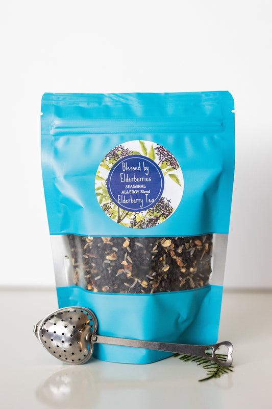 Seasonal Allergy Blend Elderberry Tea - Blessed by Elderberries ~ Blessings Grow Meadows