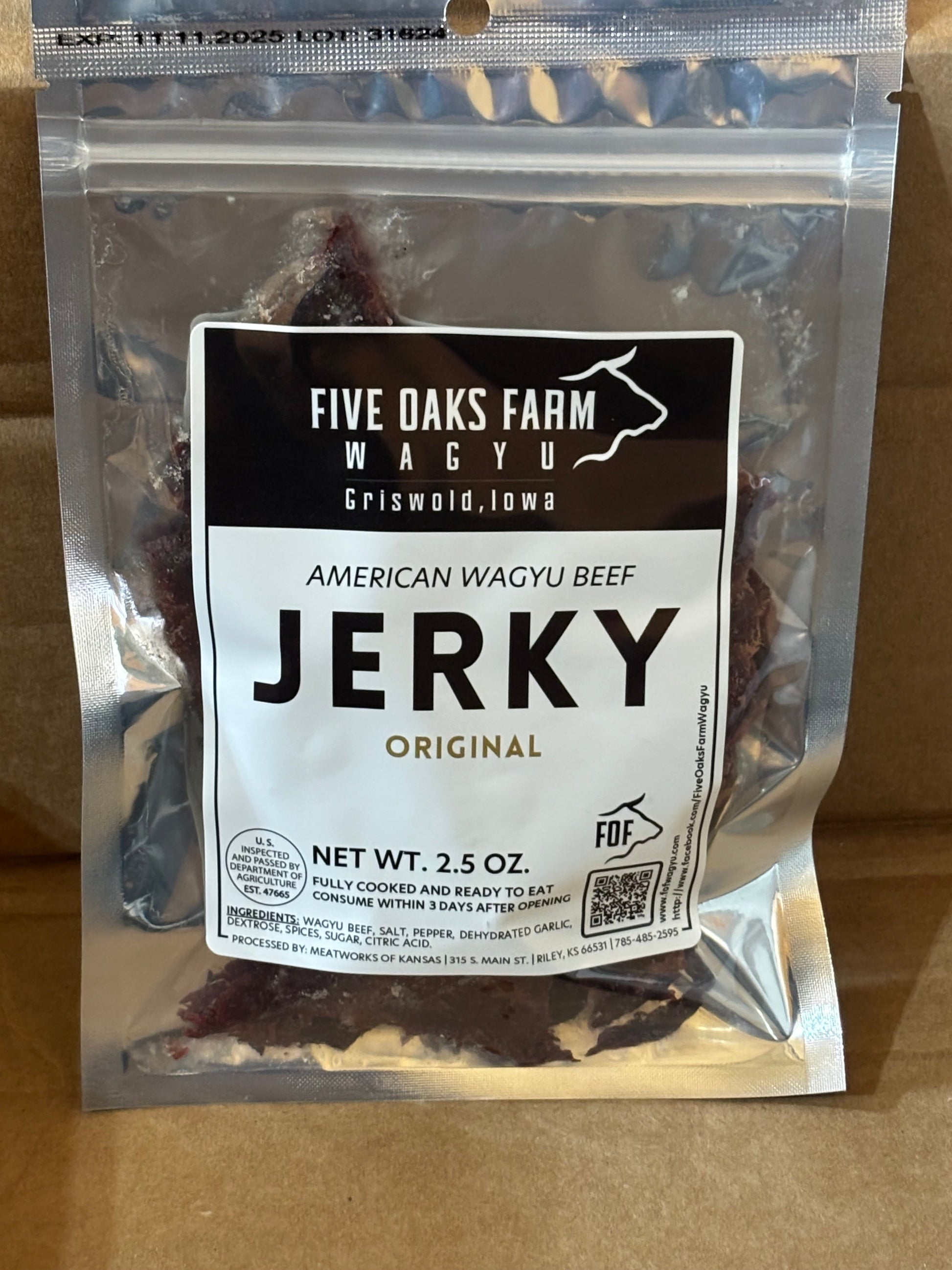Five Oaks Farm Wagyu FOF The Wagyu Welcome Box with assorted Wagyu beef cuts on wooden platter.