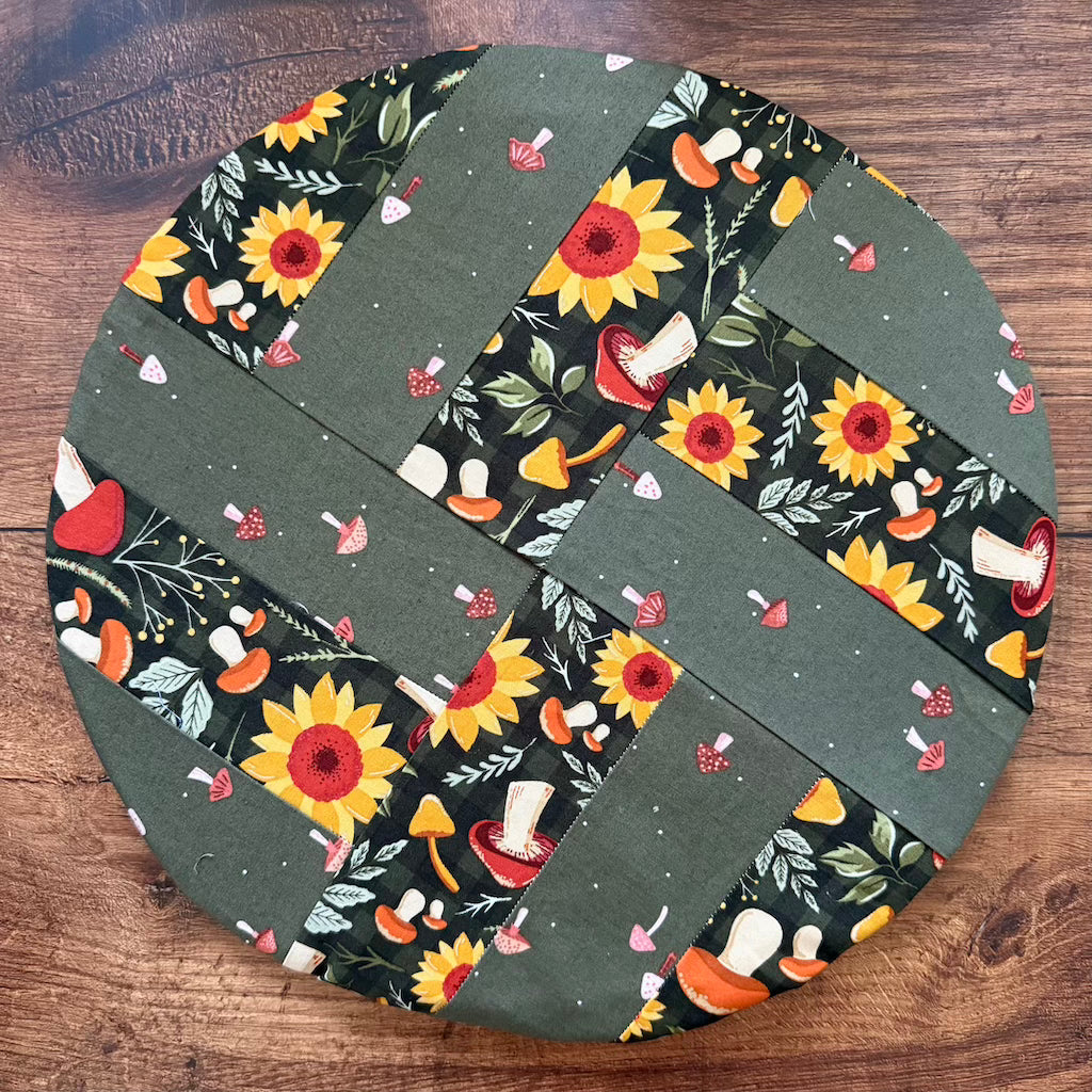 Large Farm Bowl Covers from Five Oaks Farm, durable fabric covers for large bowls, ideal for protecting and storing food.