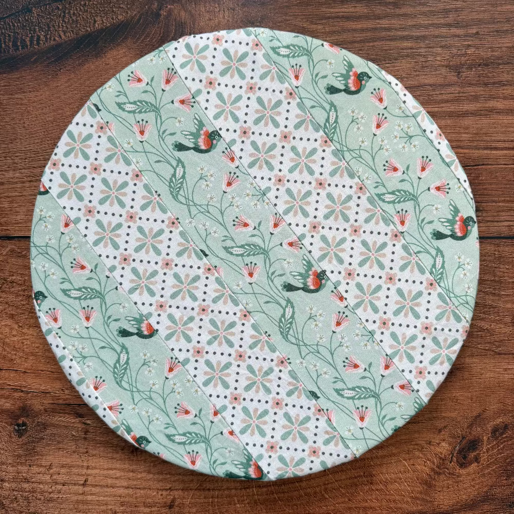 Medium bowl and banneton covers from Five Oaks Farm, used for bread proofing and dough rising.